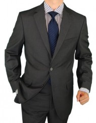 Salvatore-Exte-Mens-2-Button-Charcoal-Gray-Suit-0